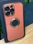 Apple iPhone 13 Pro Kamera Cam Lensli Parlak Renk Logo Etrafı Metal Görünüm Gennprestıge Kılıf 2