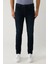 Erkek Koyu Lacivert Eskitme Yıkamalı Esnek Jean Pantolon B003525 2