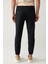 Erkek Lacivert Örme Beli Lastikli Pantolon A41y3036 4