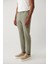 Erkek Açık Haki Relaxed Fit Beli Lastikli Yandan Cepli Way Stretch Lightweight Pantolon A41Y3203 3