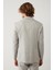 Erkek Gri Astarsız Keten Karışımlı Lightweight Ceket A41y4029 4