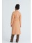 Oversize Kruvaze Reglan Kol Ara Boy (120 Cm) Yün Içerikli Kaban Kamel 1280 3