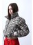 Leoparlı Crop Şişme Kadın Mont 3