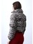 Leoparlı Crop Şişme Kadın Mont 5