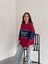 Yazı Detaylı Renk Bloklu Bisiklet Yaka 3 Iplik Sweatshirt 5