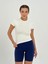 Fitted/vücuda Oturan Crop T-Shirt 5