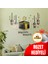 Kabe Detaylı Hoş Geldin Ramazan Sticker Set 35 x 50 cm Rozet Hediyeli 1