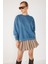 Bisiklet Yaka Basic Asit Yıkamalı Sweatshirt 4