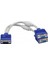 2 Port VGA Splitter 2 Port VGA Çoğaltıcı Kablo 1
