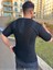 Tişört Örme Triko Tişört Nefes Alabilen Bisikletyaka Terletmez Oversize Bol Kesim Salaş T-Shirt 3