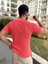 Örme Triko Tişört Kısa Kollu Pamuklu Triko Slim Fit Dar Kesim T-Shirt 2