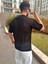 T-Shirt Nefes Alabilen Oversize Terletmez Örme Pamuk Fileli Bisiklet Yaka Tişört 3