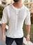 Tişört Örme Triko Tişört Nefes Alabilen Bisikletyaka Terletmez Oversize Bol Kesim Salaş T-Shirt 2
