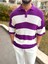 Tişört Örme Triko Tişört Nefes Alabilen Terletmez Oversize Tshirt Polo Yaka Salaş Tshirt Rahat Kesim 4