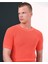 Slim Fit Pamuklu Örme Triko Tişört Dar Kesim Bisiklet Yaka T-Shirt 2