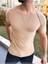 Tişört Örme Triko Tişört Bisikletyaka Nefes Alabilen Terletmez Slim Fit Dar Kesim T-Shirt 1