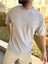 T-Shirt Nefes Alabilen Terletmez Kumaş Bisiklet Yaka Pamuklu Oversize Tshirt Cepli Tişört 4