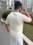 Tişört Terletmez Pamuklu T-Shirt Yumuşak Dokulu Oversize Tshirt Polo Yaka Rahat Kesim Tişört Salaş 2