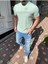 Nefes Alabilen Terletmeyen Slim Fit Dar Kesim Yarım Yaka Tişört Şık ve Konforlu Yazlık T-Shirt 1