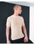 Slim Fit Pamuklu Örme Triko Tişört Dar Kesim Bisiklet Yaka T-Shirt 2
