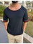 Tişört Oversize Tshirt Nefes Alabilen Kendinden Desenli Terletmez T-Shirt 4