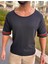 Tişört Oversize Tshirt Nefes Alabilen Kendinden Desenli Terletmez T-Shirt 5