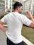 Tişört Örme Triko Tişört Nefes Alabilen Desenli Terletmez Slim Fit Dar Kesim T-Shirt 2