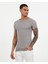 Beyaz Slim Fit Triko Tişört Terletmez Nefes Alan Dar Kesim T-Shirt 1