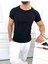 Slim Fit Örme Triko Tişört Nefes Alabilen Terletmez T-Shirt Dar Kesim 1