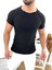 Slim Fit Örme Triko Tişört Nefes Alabilen Terletmez T-Shirt Dar Kesim 3