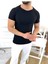 Slim Fit Örme Triko Tişört Nefes Alabilen Terletmez T-Shirt Dar Kesim 5