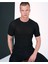 Slim Fit Pamuklu Örme Triko Tişört Dar Kesim Bisiklet Yaka T-Shirt 2