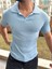 Tişört Nefes Alabilen Terletmez Yumuşak Dokulu Pamuklu T-Shirt Polo Yaka Slim Fit Tshirt 3