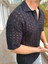 T-Shirt Nefes Alabilen Terletmez Polo Yaka Tshirt Slim Fit Italyan Yaka Tişört 5