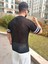 T-Shirt Nefes Alabilen Terletmez Salaş Pamuklu Fileli Tişört Oversize Tshirt Sıfır Kol Tişört 3