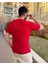 Örme Triko Tişört Kısa Kollu Pamuklu Triko Slim Fit Dar Kesim T-Shirt 5