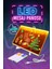 Büyük Boy 30 x 20 cm Neon Mesaj Panosu LED Işıklı Yazı Çizim Tahtası Standlı 7 Keçeli Kalemli 2