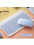 Galaxy Tab S9 Fe Uyumlu Standli Tablet Kilif Bluetooth Klavye Mouse Set 4