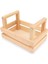 Masif Ahşap Sandık, Tutma Saplı Servis Kasası Cafe Masaüstü Organizer / Wooden Bo x With Handle 6