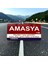 Amasya Ahşap Sokak Tabelası 1