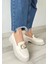 Ceylinmoda Tinea Bej Cilt Oxford Ayakkabı 3