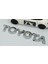 Toyota 11,5cm Bagaj 3m 3D Krom Abs Logo Amblem 2