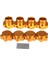4 Adet/takım 1/8 Rc Model Araba 17 mm Metal Kaplin Toz Kapağı ile 94762 9408 1/8 Rc Araba Parçaları Sarı (Yurt Dışından) 1