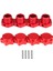 4 Adet/takım 1/8 Rc Model Araba 17 mm Metal Kaplin Toz Kapağı ile 94762 9408 1/8 Rc Araba Parçaları Sarı (Yurt Dışından) 3
