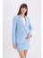 Regular Fit Ceket Yaka Tweed Blazer Ceket E5331AX25SP 6