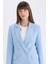 Regular Fit Ceket Yaka Tweed Blazer Ceket E5331AX25SP 7