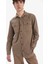 %100 Pamuk Regular Fit Polo Yaka Basic Düz Uzun Kollu Gömlek B2654AX25SP 1