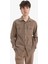 %100 Pamuk Regular Fit Polo Yaka Basic Düz Uzun Kollu Gömlek B2654AX25SP 3