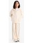 Kız Çocuk Kapüşonlu Basic Düz Cepli Fermuarlı Sweatshirt D9079A825SP 2