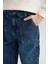 Erkek Çocuk Wide Leg Düz Paça Jean Pantolon D6817a825sp 6